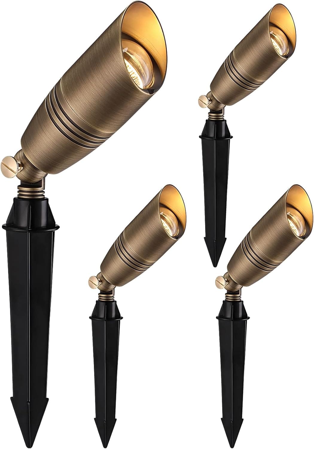 LEONLITE Solid Cast Brass Landscape Spotlights